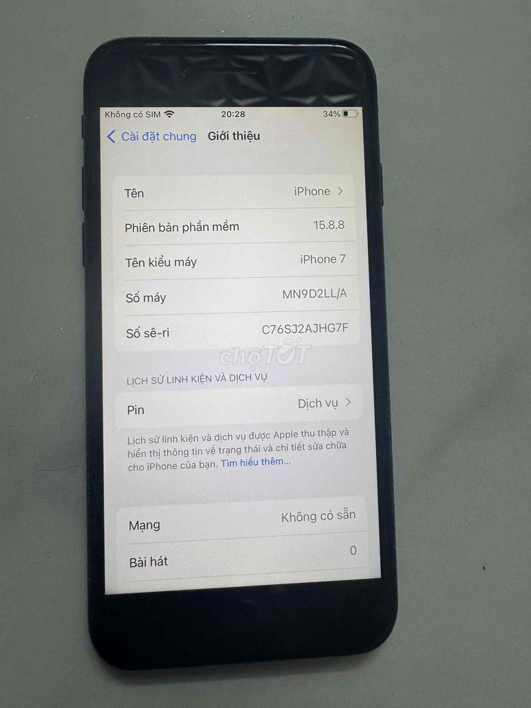 iPhone 7 32GB Đen Touch ID 79%. Mua bán Điện thoại tại Quận 3 Tp Hồ Chí Minh được đăng bởi Lê Phú An hình 1