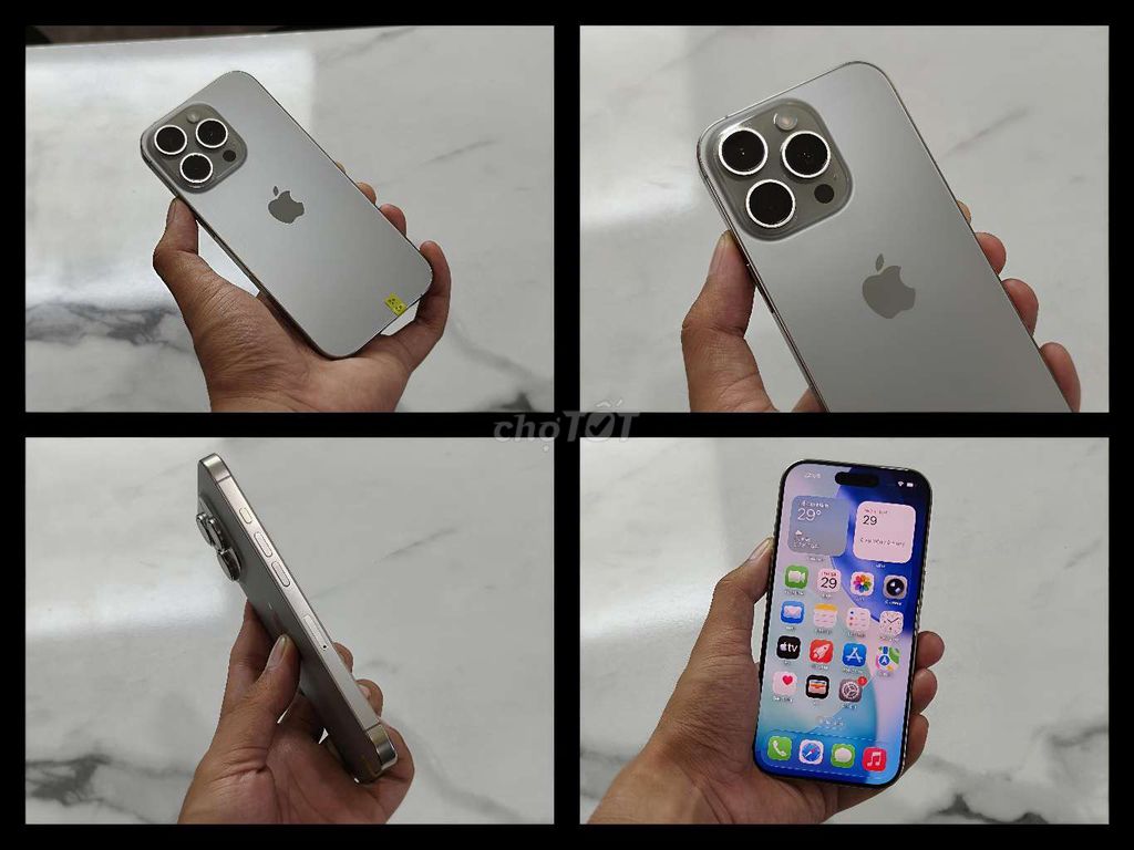 Apple iPhone 16 Pro 256GB Titan. Mua bán Điện thoại tại Quận 4 Tp Hồ Chí Minh được đăng bởi Thanh Phong Mobile hình 1