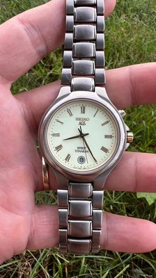Seiko  AGS Titanium Pin Yếu. Mua bán Đồng hồ tại Huyện Long Thành Đồng Nai được đăng bởi Đồng Nai Quán