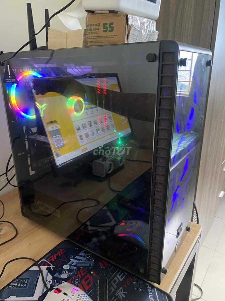 Cần bán bộ pcchip ryzen5 3500 ram16gb card 960 2Gb