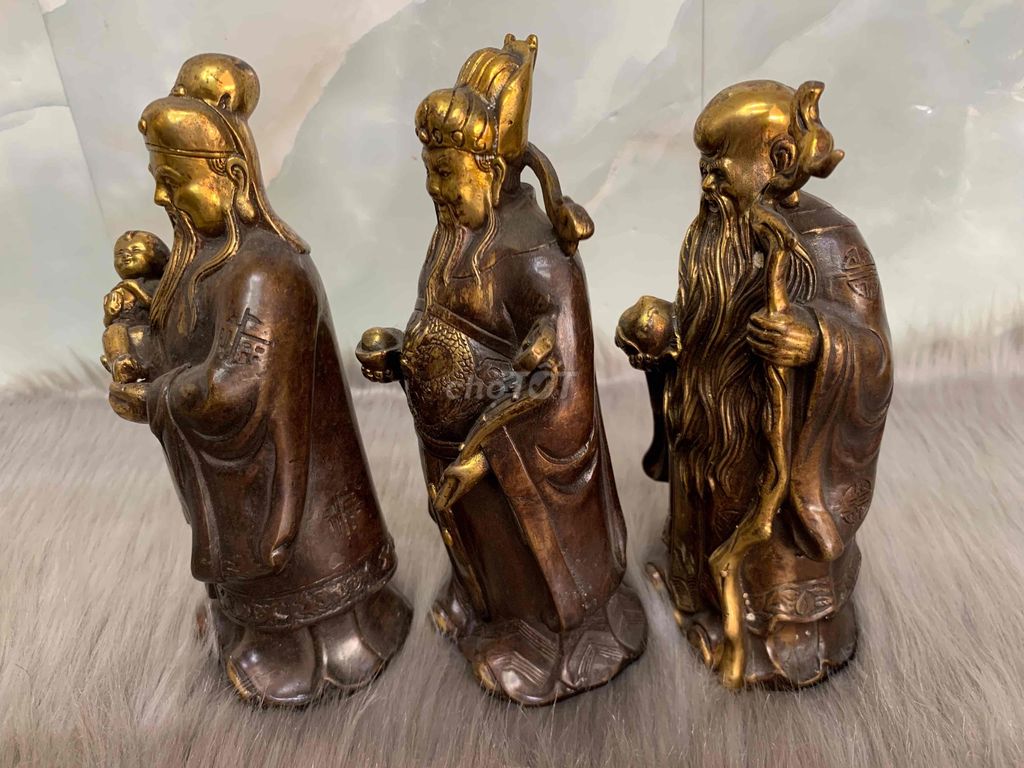 bộ tam đa phúc lộc thọ bằng đồng đúc. Mua bán Đồ sưu tầm, đồ cổ tại Quận Phú Nhuận Tp Hồ Chí Minh được đăng bởi Khanh ly hình 3