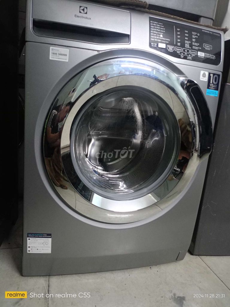 Máy giặt electronlux 9kg zin 100%