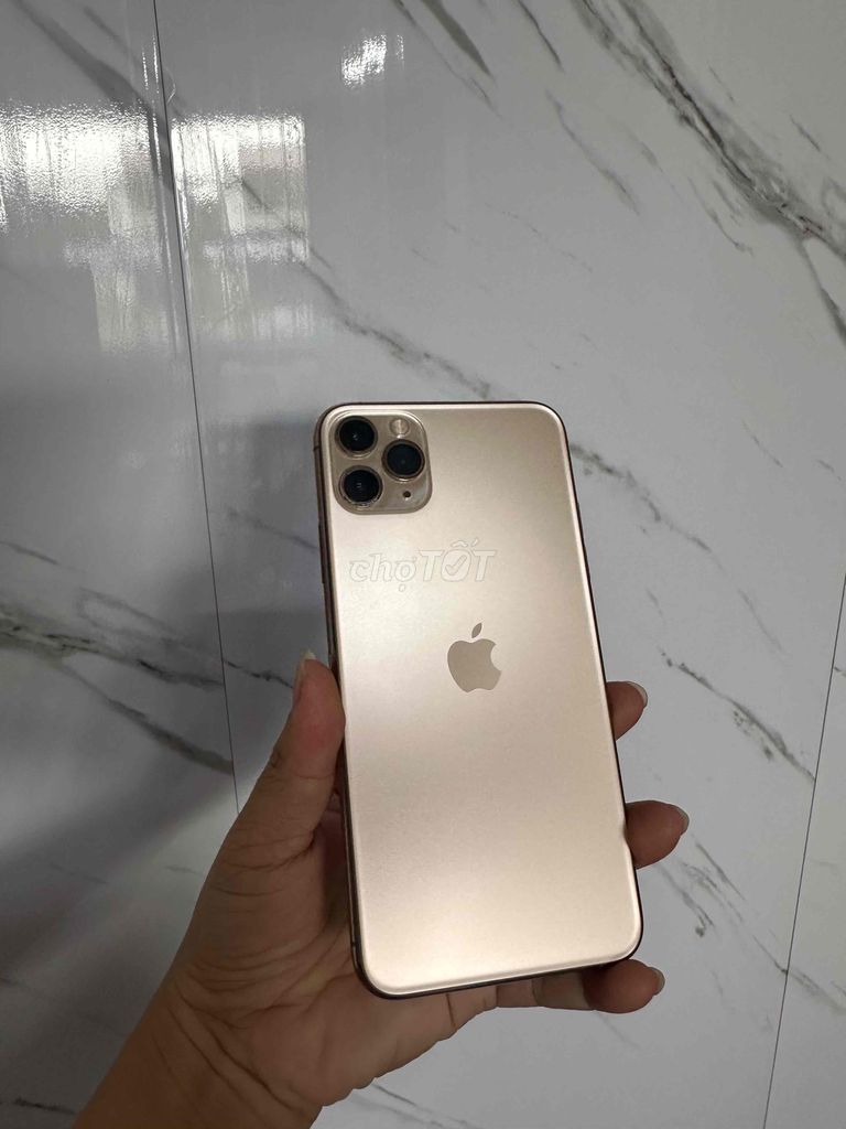 iphone 11promax gold 64G quốc tế - màn thay GX