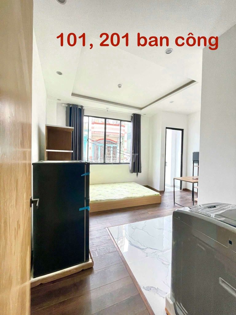 Khai Trương Phòng CĂN HỘ BAN CÔNG CỬA SỔ MỚI 100% FULL NỘI THẤT