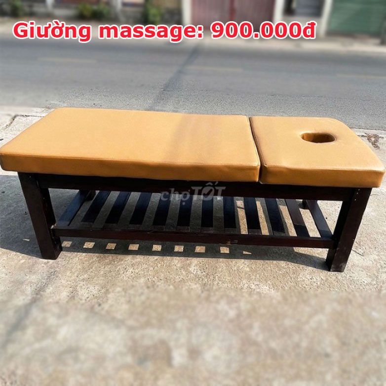 Giường Massage Khung Gỗ 1m85 Mới 90%. Mua bán Giường, chăn ga gối nệm tại Quận 7 Tp Hồ Chí Minh được đăng bởi Thanh lý HD hình 1