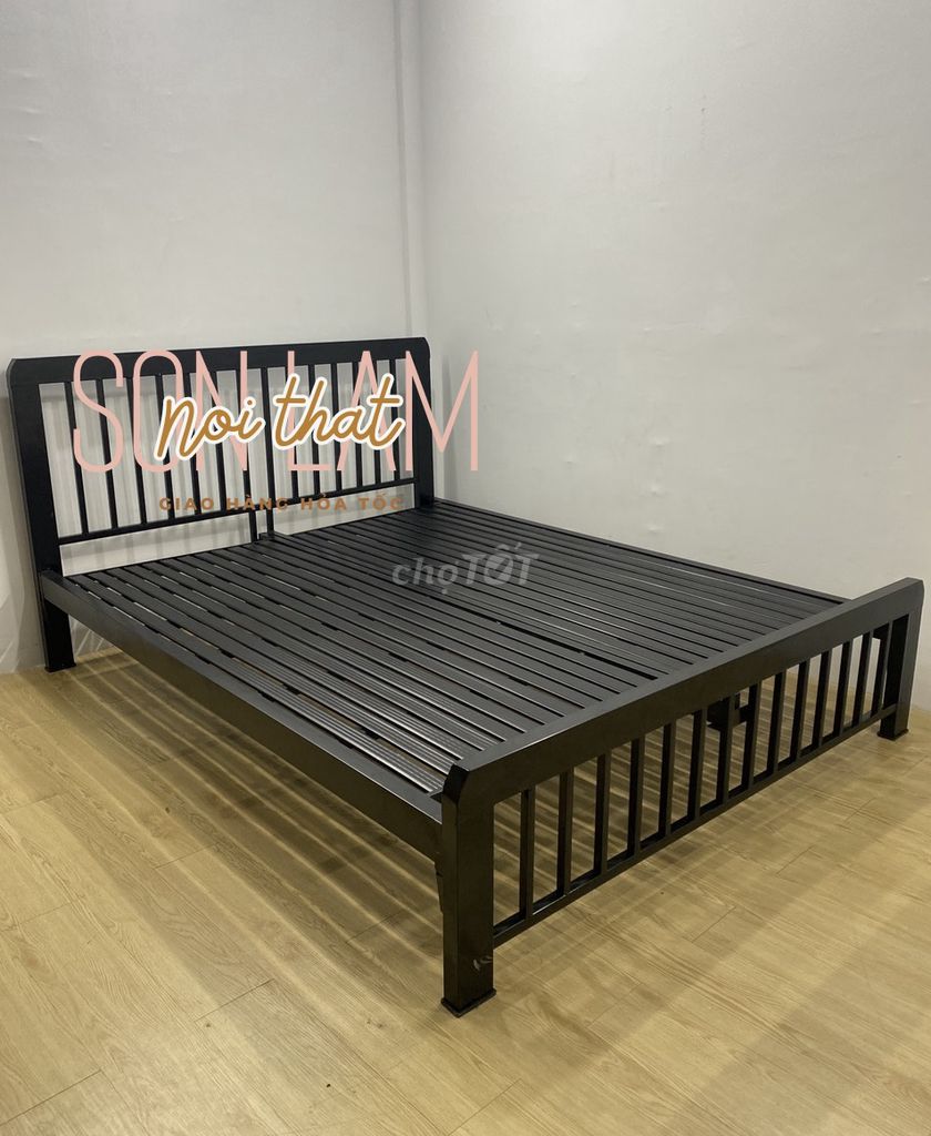 giường ngủ sắt giao HCM 2h - giường sắt HCM rẻ