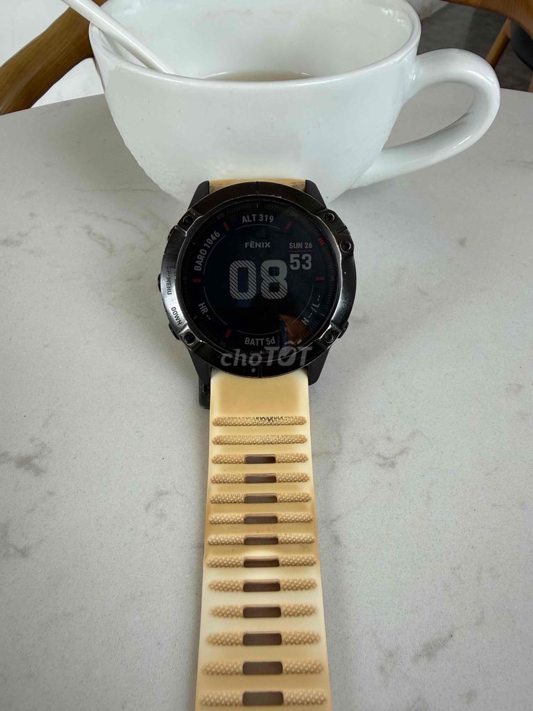 Garmin Fenix 6 Pro Đen, Vàng. Mua bán Thiết bị đeo thông minh tại Thành phố Biên Hòa Đồng Nai được đăng bởi Tom hình 1