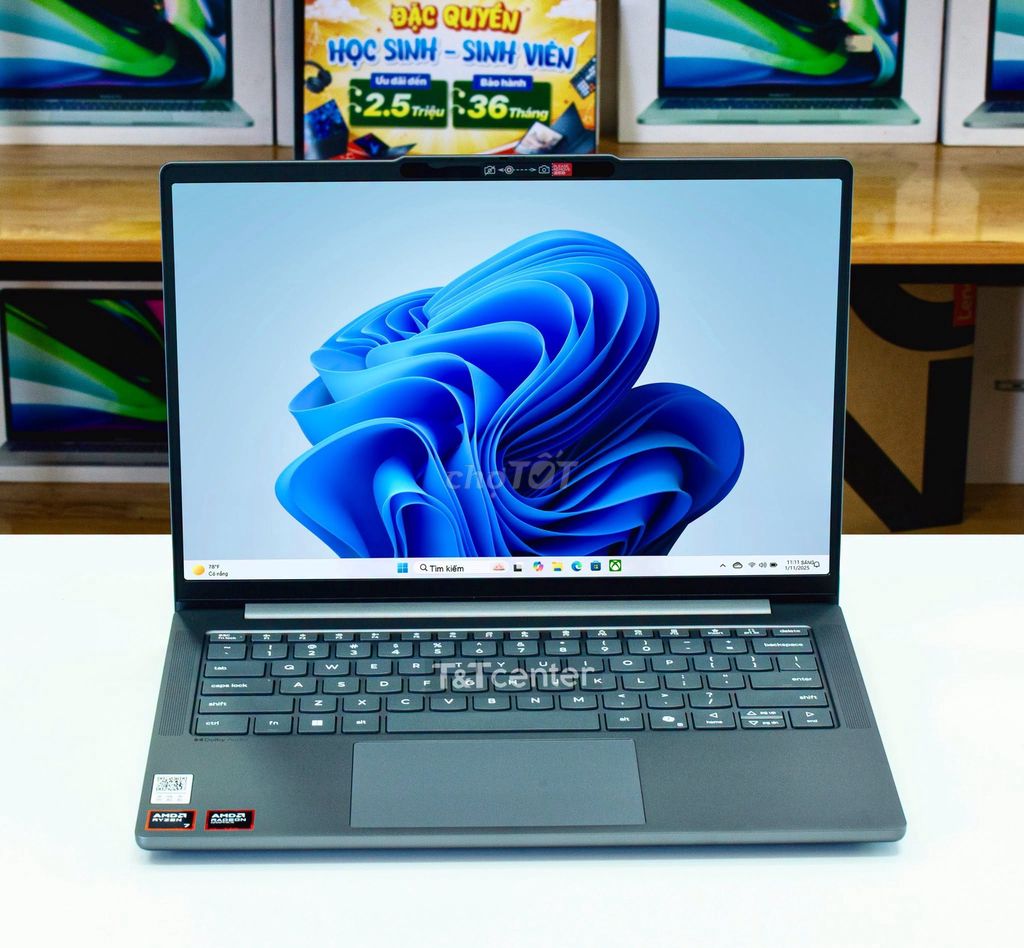 Lenovo Slim 5: R7-AHP10R/16GB/512GB/14" FHD+ Đẹp. Mua bán Laptop tại Quận Hải Châu Đà Nẵng được đăng bởi TTCenter 484 NÚI THÀNH hình 1