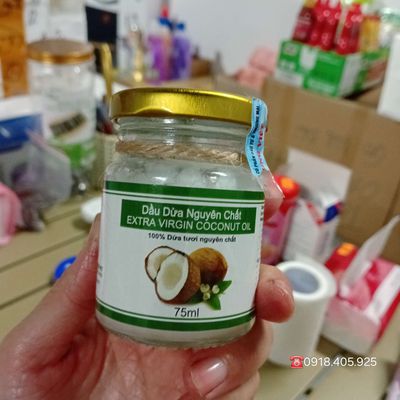 Dầu Dừa Nguyên Chất Extra Virgin Coconut Oil 75ml. Mua bán Đồ ăn, thực phẩm và các loại khác tại Huyện Vĩnh Tường Vĩnh Phúc được đăng bởi HOÀNG HƯỜNG