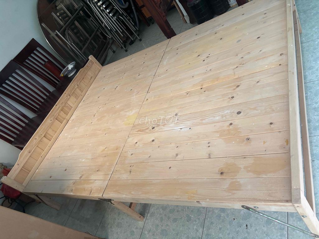 Giường gỗ thông gấp gọn. Mua bán Giường, chăn ga gối nệm tại Quận Tân Phú Tp Hồ Chí Minh được đăng bởi Na na hình 1