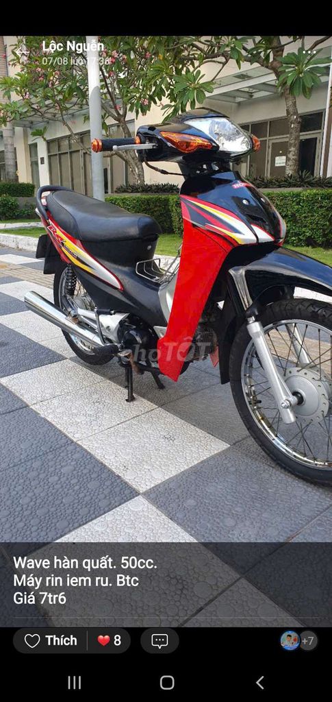 Wave 50cc  Xe moi don dep.. Mua bán Xe máy tại Quận 7 Tp Hồ Chí Minh được đăng bởi Nguyễn văn lộc hình 2