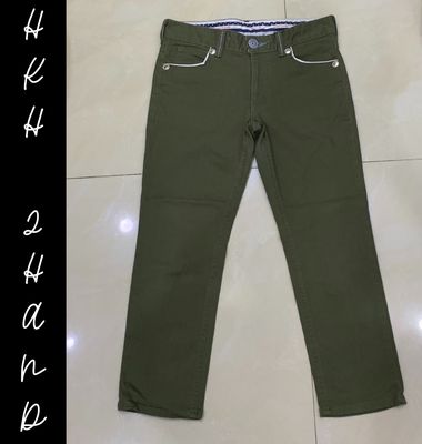Quần jeans nam EDWIN NHẬT xanh rêu- sz 33-FREESHIP