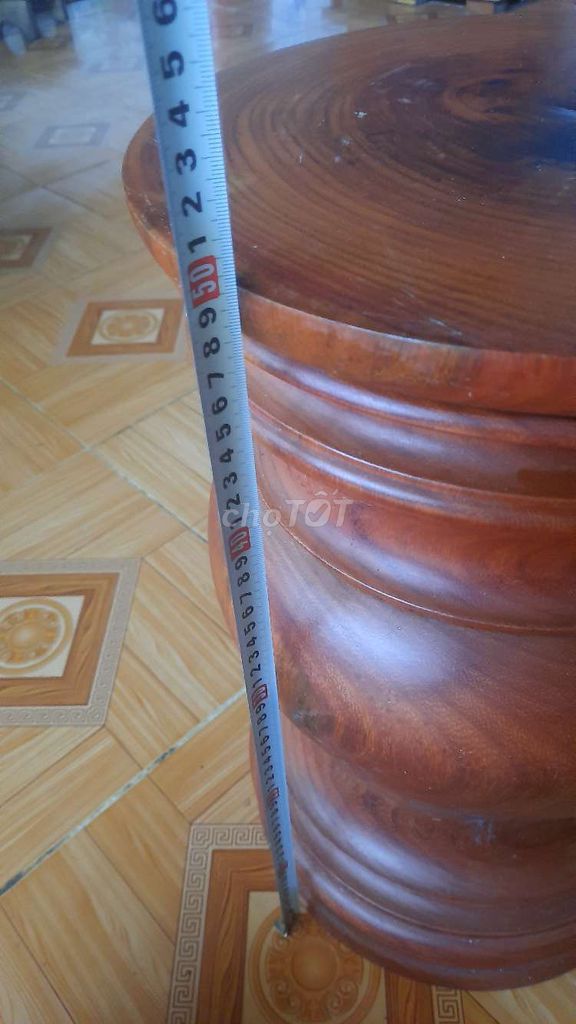 Đôn gỗ gõ cam màu nâu. Mua bán Bàn ghế tại Huyện Lộc Ninh Bình Phước được đăng bởi Chính Út hình 1