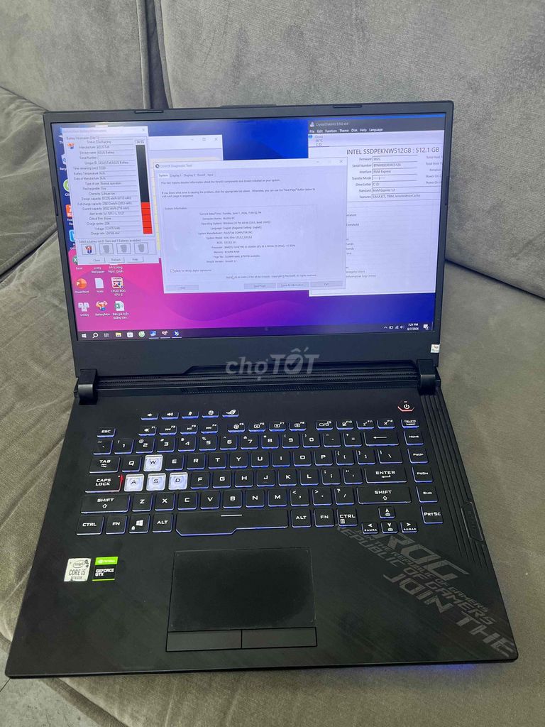 Laptop Asus Rog Strix i5-10300H. Mua bán Laptop tại Quận Đống Đa Hà Nội được đăng bởi HQ Computer hình 1