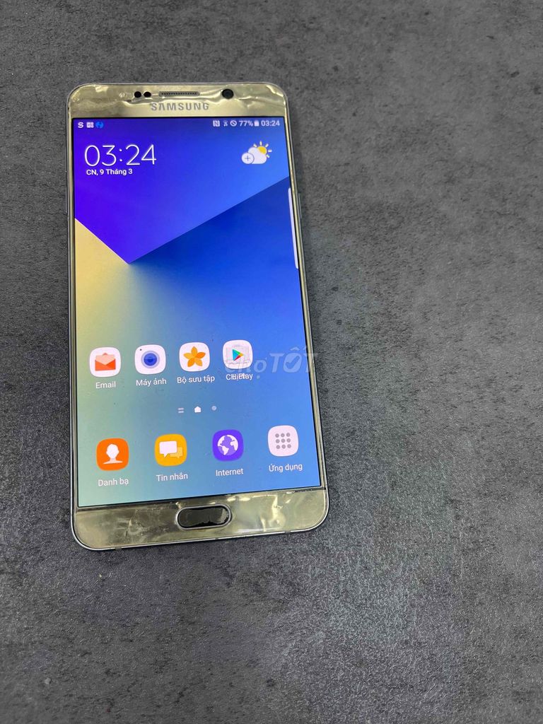 samsung note 5 chữa cháy