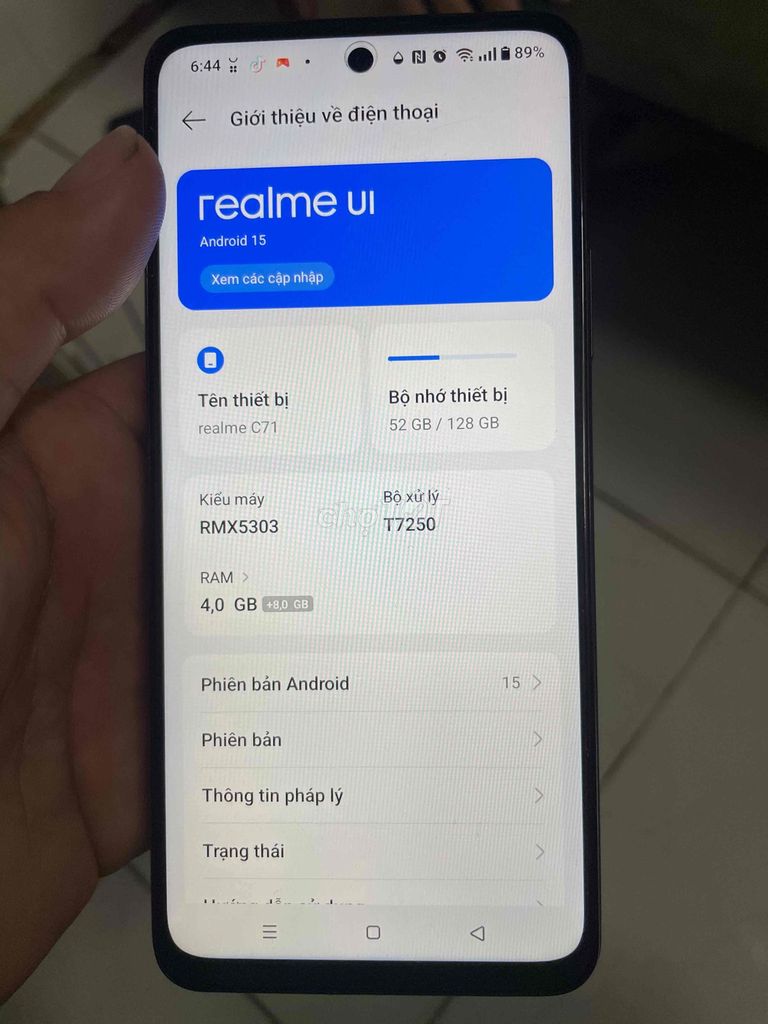 Realme. Mua bán Điện thoại tại Huyện Bình Chánh Tp Hồ Chí Minh được đăng bởi tien hình 1