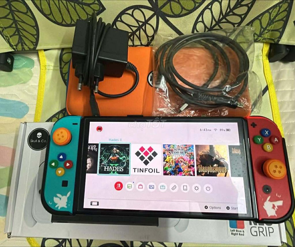 Máy chơi game Nintendo Switch Oled Hack 256GB. Mua bán Thiết bị chơi game tại Thành phố Đà Lạt Lâm Đồng được đăng bởi Nguyễn Xuân Tùng hình 1