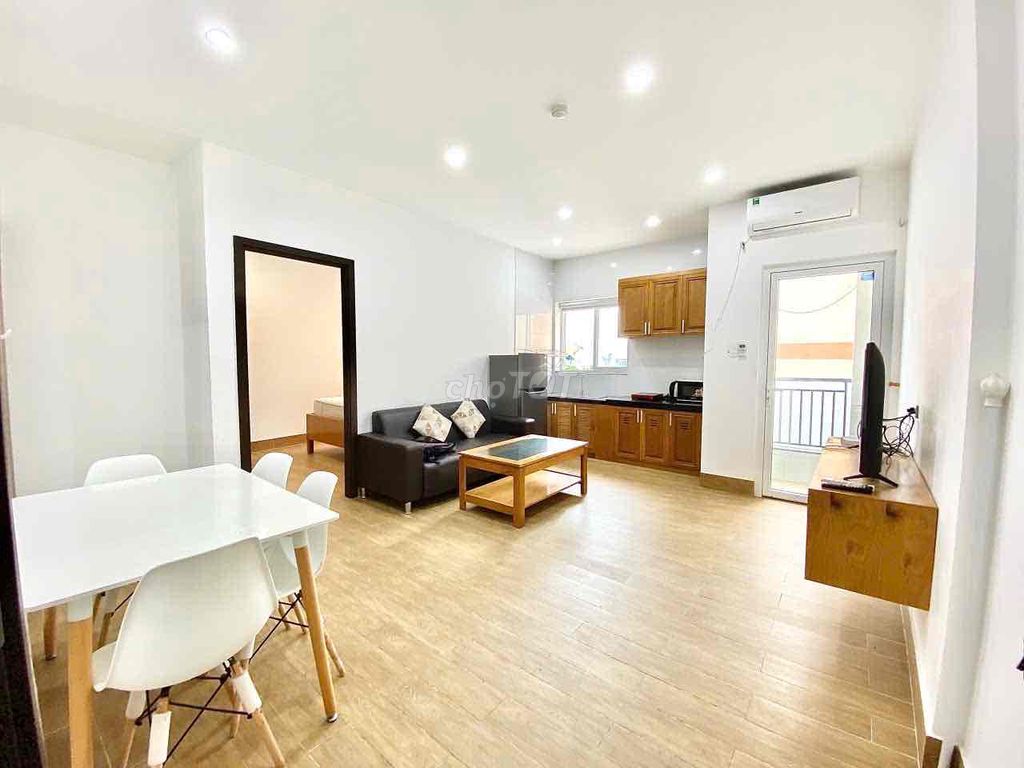 CHO THUÊ CĂN HỘ 1PN 50m2 BANCOL FULL_NỘI THẤT CÓ THANG MÁY NGAY BỜ KÈ