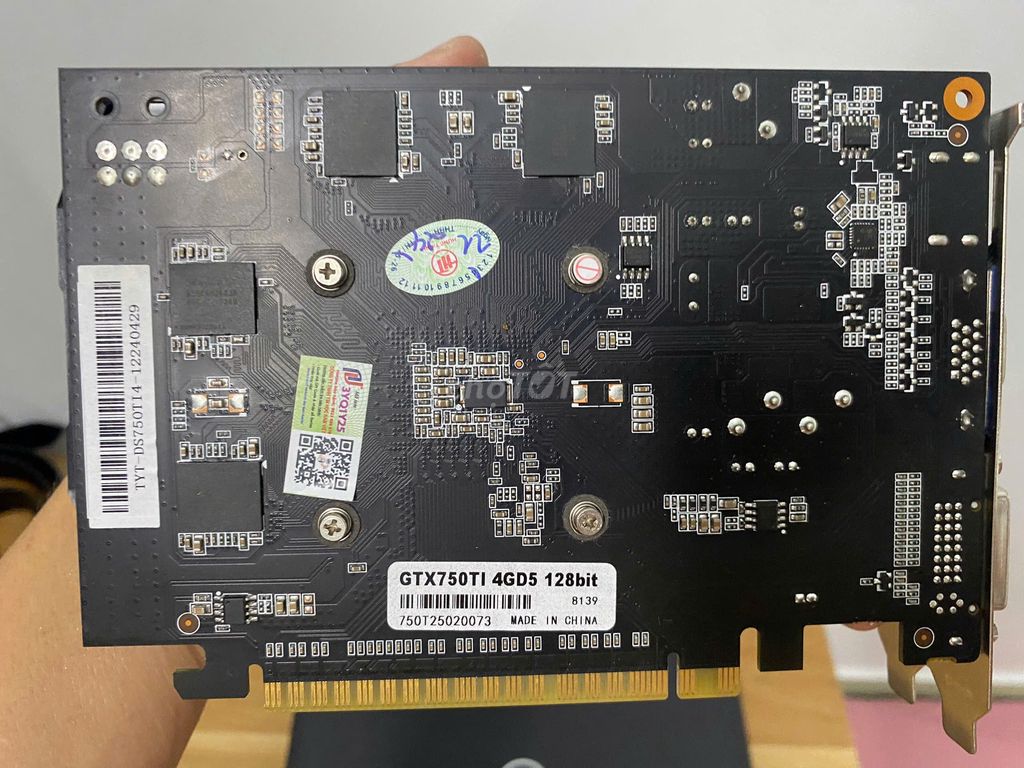 Card màn hình GTX 750Ti 4GB còn bảo hành 2027. Mua bán Linh kiện (RAM, Card...) tại Thành phố Long Xuyên An Giang được đăng bởi La Thọ hình 1
