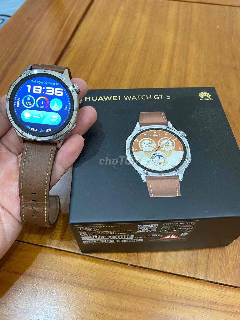 Cần bán huawei GT5 nâu. Mua bán Thiết bị đeo thông minh tại Thành phố Biên Hòa Đồng Nai được đăng bởi Lâm hình 1