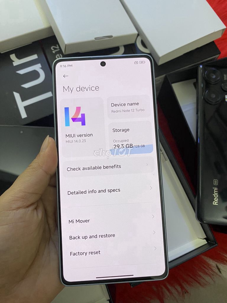 Xiaomi Redmi Note 12 Turbo 8GB/128GB Mới 99%. Mua bán Điện thoại tại Quận Tân Bình Tp Hồ Chí Minh được đăng bởi LUCKY PHONE VN hình 1