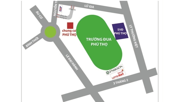 Căn hộ Thuận Việt, 319 Lý Thường Kiệt, Q.11, 90m2, 3pn, nội thất, 15tr