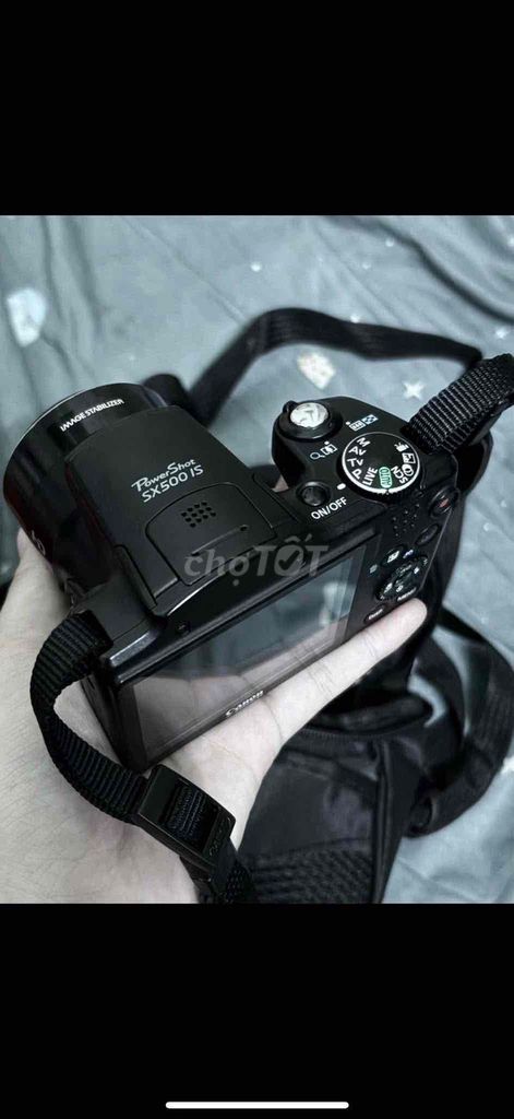 Máy ảnh Canon PowerShot SX500 IS Đen. Mua bán Máy ảnh, Máy quay tại Quận 8 Tp Hồ Chí Minh được đăng bởi Nguyễn Ngọc Châu hình 1