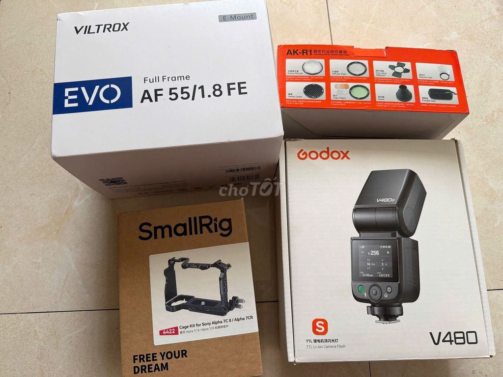 Viltrox EVO 55mm, flash godox v480, Smallrig A7C2. Mua bán Máy ảnh, Máy quay tại Quận 12 Tp Hồ Chí Minh được đăng bởi Le ly hình 1