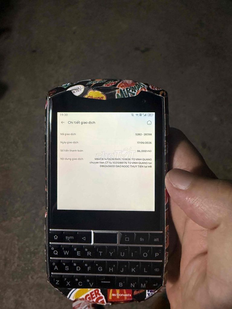 Điện thoại Unihertz Pocket Đen. Mua bán Điện thoại tại Quận Bình Tân Tp Hồ Chí Minh được đăng bởi Tô Vinh Quang hình 1