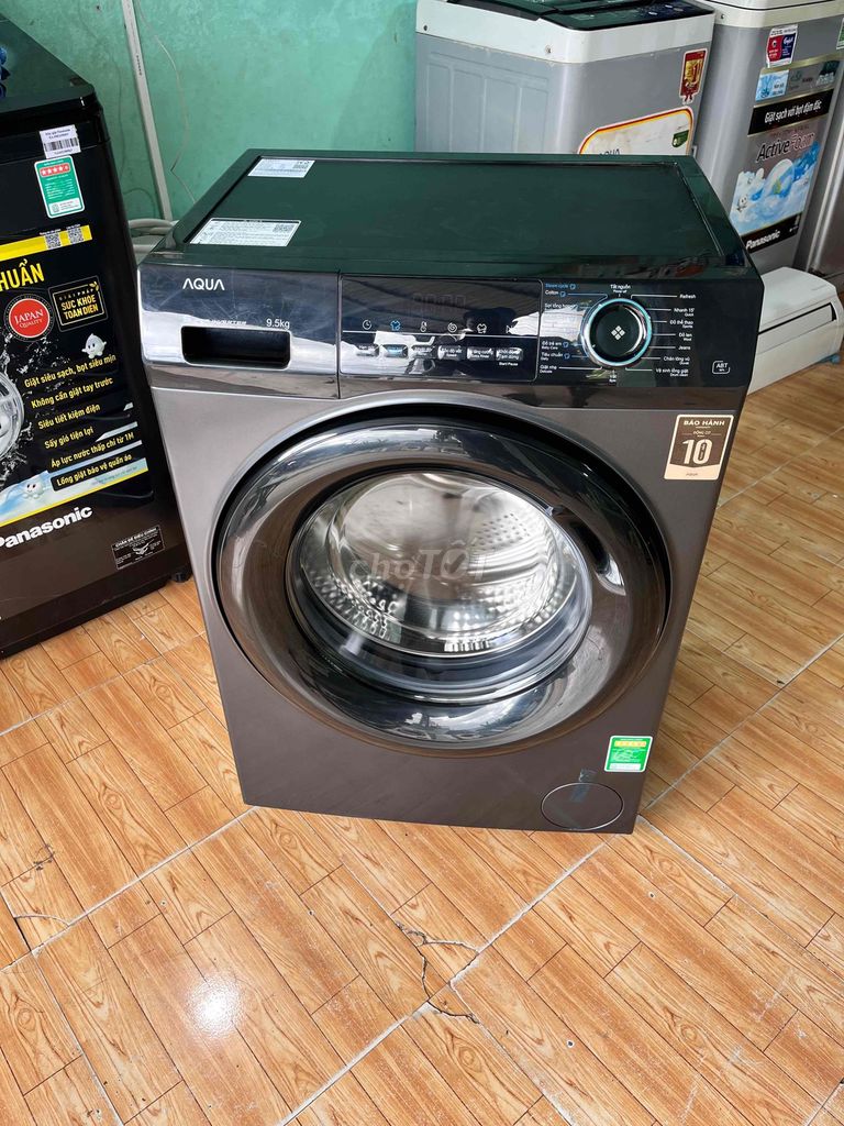 Máy giặt Aqua 9.5kg Xám Tiết kiệm điện Nguyên seal. Mua bán Máy giặt tại Thành phố Trà Vinh Trà Vinh được đăng bởi Điện Máy Điện Lạnh Thanh lý hình 1