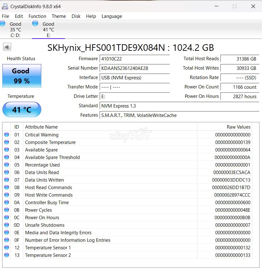 Ổ cứng SSD SK Hynix PC711 1TB. Mua bán Linh kiện (RAM, Card...) tại Quận 5 Tp Hồ Chí Minh được đăng bởi Nhân hình 1
