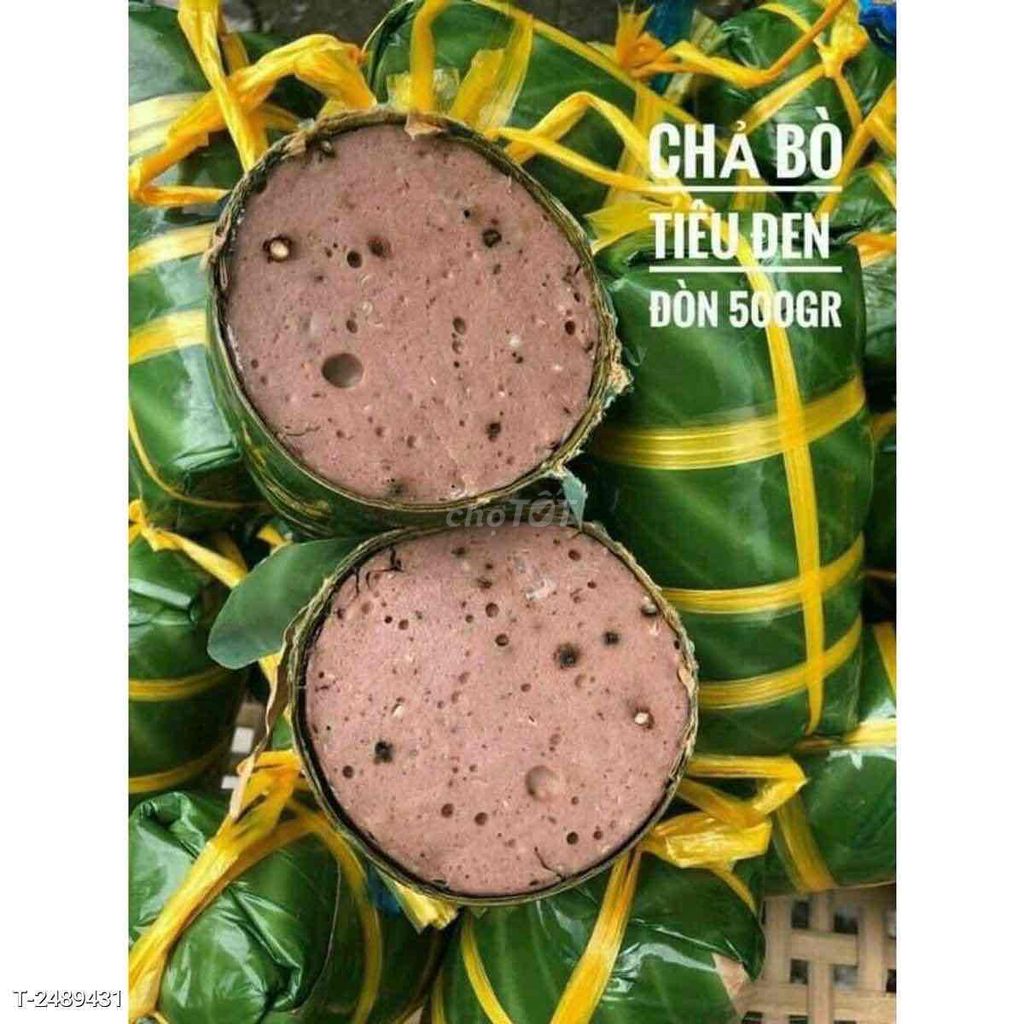 Chả bò tiêu 500gr. Mua bán Đồ ăn, thực phẩm và các loại khác tại Quận Tân Bình Tp Hồ Chí Minh được đăng bởi Thủy hình 2