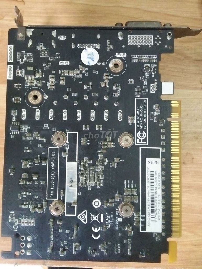 VGA Zotac 1050 2G