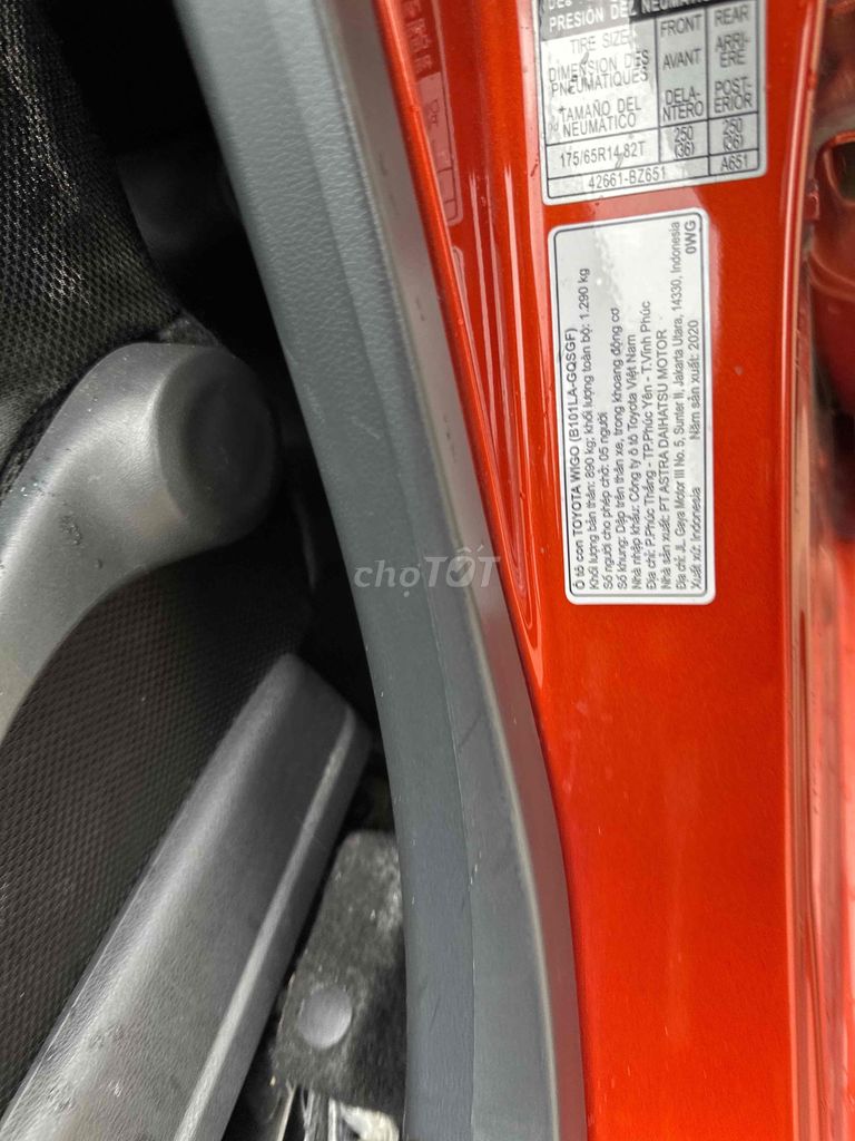 Toyota Wigo 2020 1.2G AT - 61000 km tự động đẹp. Mua bán Ô tô tại Quận Bình Thạnh Tp Hồ Chí Minh được đăng bởi phuongneo hình 4