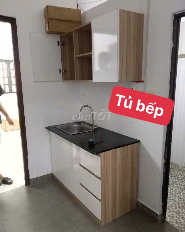 Tủ bếp trên + tủ bếp dưới # tủ kèm bồn