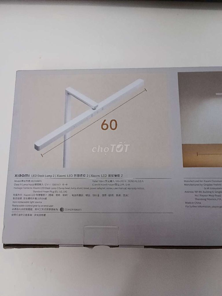 Đèn bàn Xiaomi LED Desk Lamp 2 Trắng. Mua bán Đèn tại Thành phố Thủ Đức Tp Hồ Chí Minh được đăng bởi Oanh Kieu hình 1