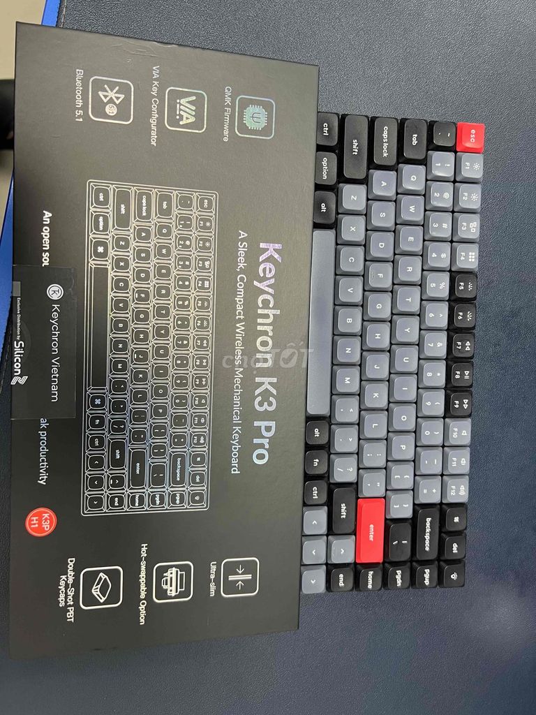 Bàn phím cơ Keychron K3 Pro. Mua bán Phụ kiện (Màn hình, Chuột...) tại Quận Bình Tân Tp Hồ Chí Minh được đăng bởi Nguyễn Thanh Tuấn hình 1