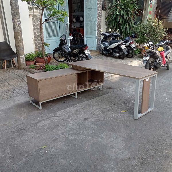 Bàn giám đốc chữ l # bàn giám đốc 2m x 2m