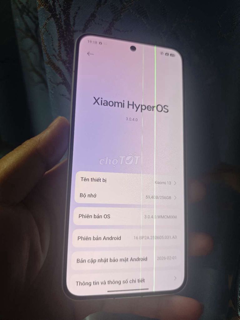 Xiaomi Mi 13 256GB Trắng. Mua bán Điện thoại tại Huyện Tân Hồng Đồng Tháp được đăng bởi Mrpark hình 1