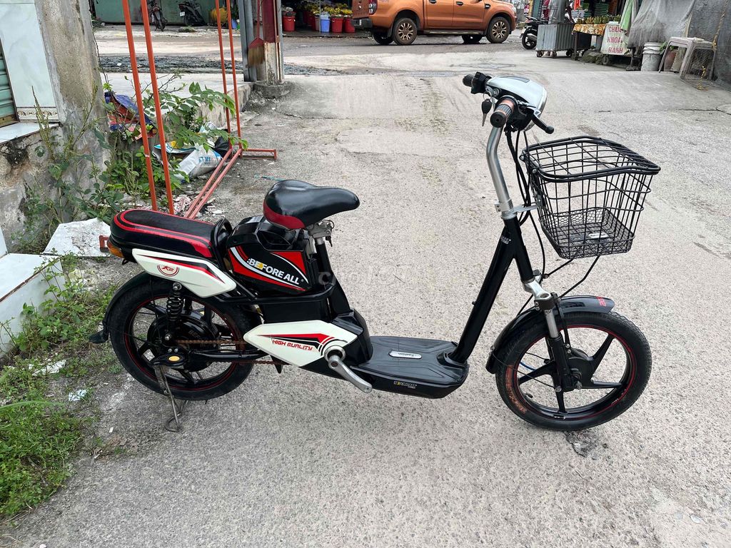 Xe đạp điện BEFOREALL màu Đen. Mua bán Xe điện tại Thành phố Biên Hòa Đồng Nai được đăng bởi   An như hình 2