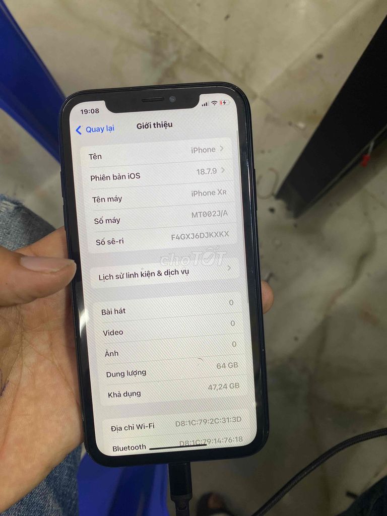 iPhone XR 64GB Đen. Mua bán Điện thoại tại Huyện Thanh Trì Hà Nội được đăng bởi le văn tiên hình 1
