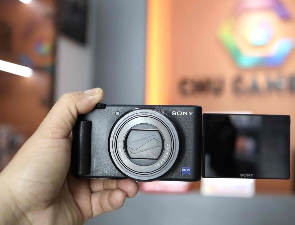 Máy ảnh Sony ZV-1 Đen 4K Wi-Fi. Mua bán Máy ảnh, Máy quay tại Thành phố Long Xuyên An Giang được đăng bởi CHUCAMRA hình 1