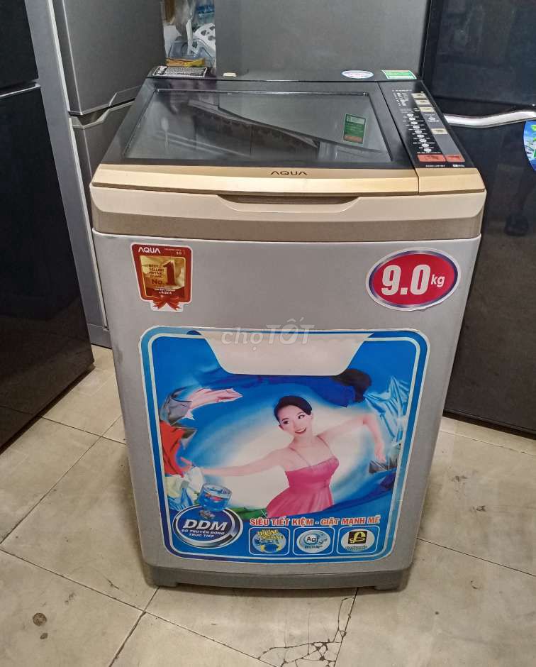 9kg aqua zin sài rất tốt có BH bao lắp đặt TPHCM