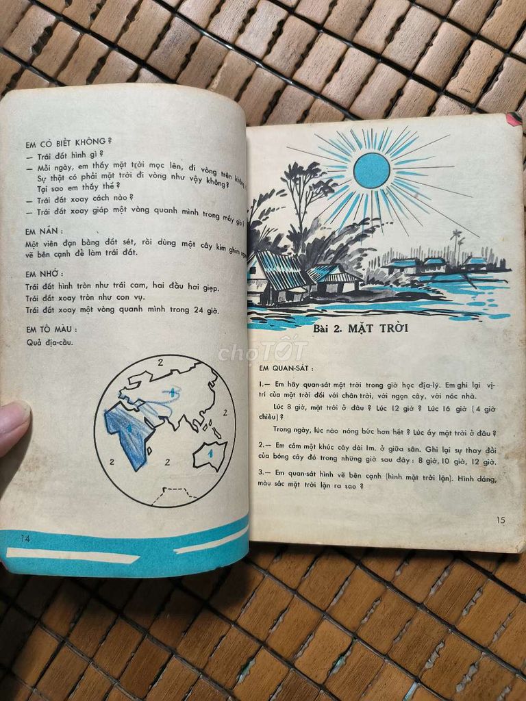 Sách địa lý lớp ba 1965