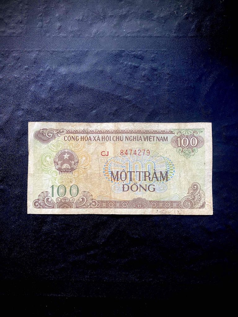 Tờ 100đồng tiền xưa năm1991