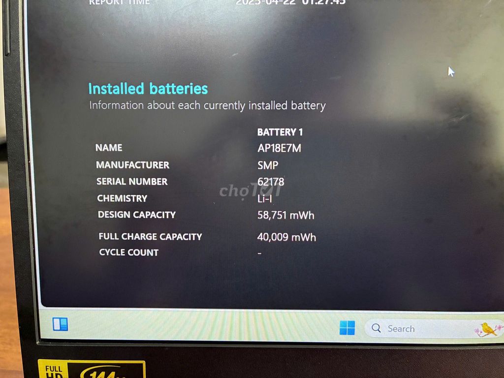 Acer Nitro 5 I5/8/512 SSD + RTX 3050 144hz. Mua bán Laptop tại Quận Gò Vấp Tp Hồ Chí Minh được đăng bởi Laptop Phạm Gia Sài Gòn hình 2
