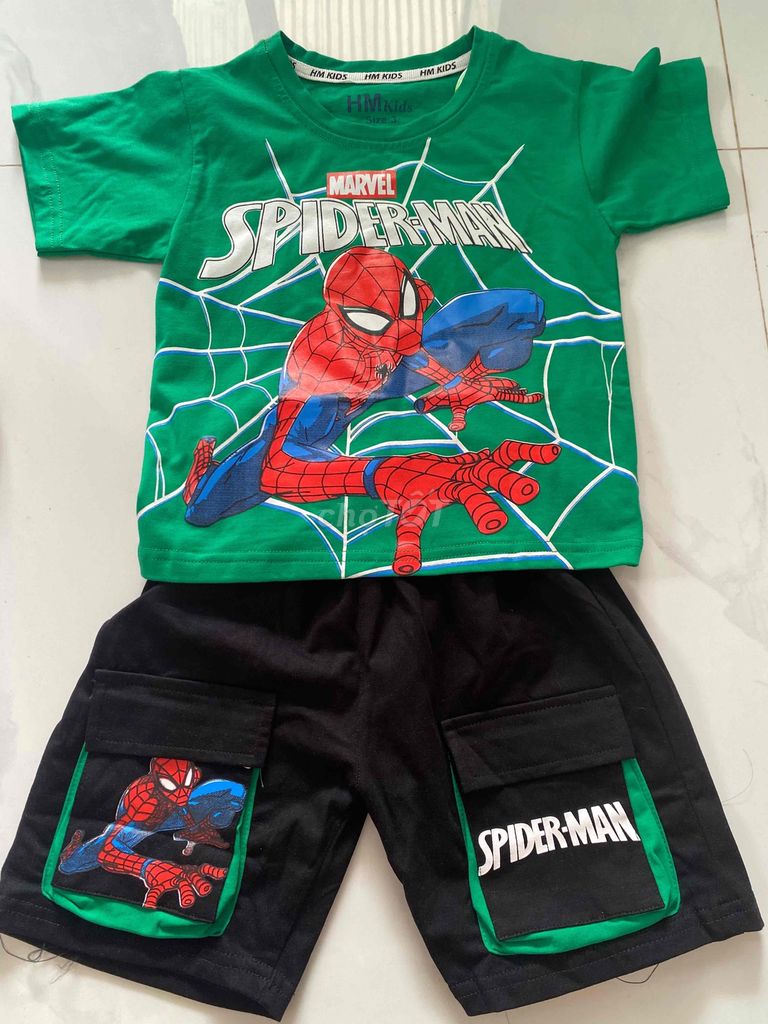 Set bộ superman bé trai 12-35kg