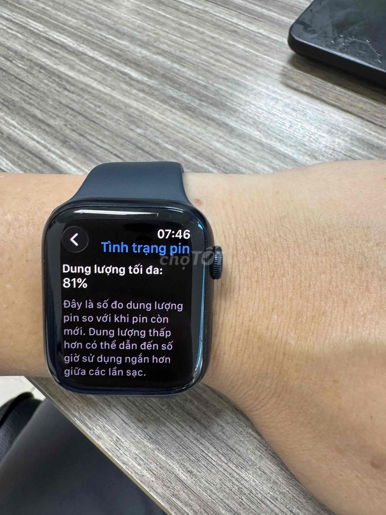 Apple Watch Series 7 GPS + Cellular 45mm 81% pin. Mua bán Thiết bị đeo thông minh tại Quận Hà Đông Hà Nội được đăng bởi Minh Nhật hình 1