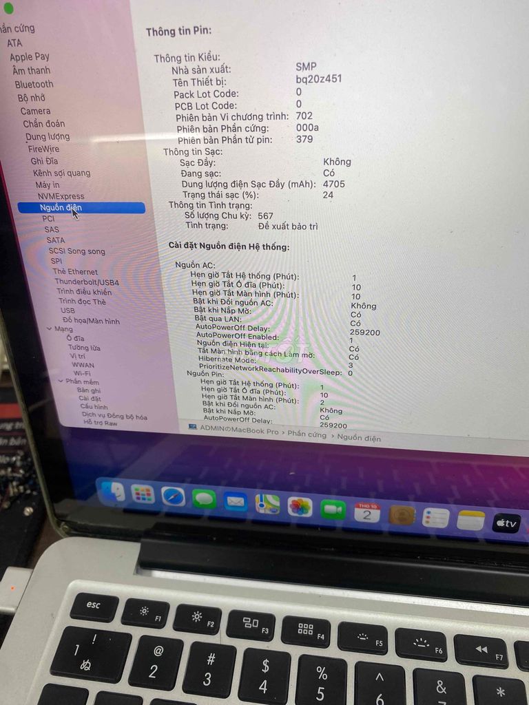 macbook pro 2014 i5 ram 8 ssd 128 màn 13.3 inh. Mua bán Laptop tại Quận Hoàng Mai Hà Nội được đăng bởi Mac98 hình 3