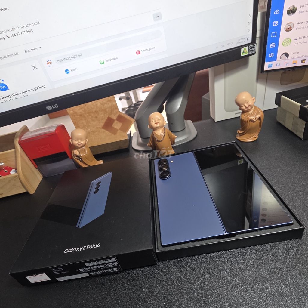 SSVN Zfold6 256gb full box  màu xanh. Mua bán Điện thoại tại Quận Tân Phú Tp Hồ Chí Minh được đăng bởi Phạm Đình Duy hình 1